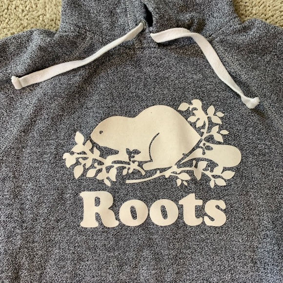 Roots Canada Hoodie Grey - Women’s M - Picture 2 of 5